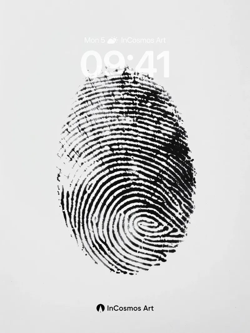 Whispering Spiral Wallpaper with Inked Depths