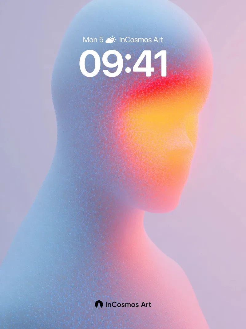 Neon Hush Wallpaper with Ethereal Glow