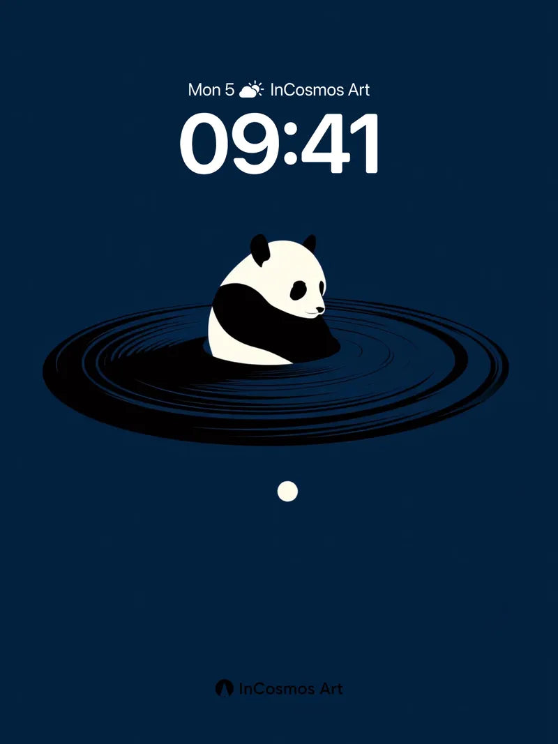 Silent Float Wallpaper with Midnight Ripple