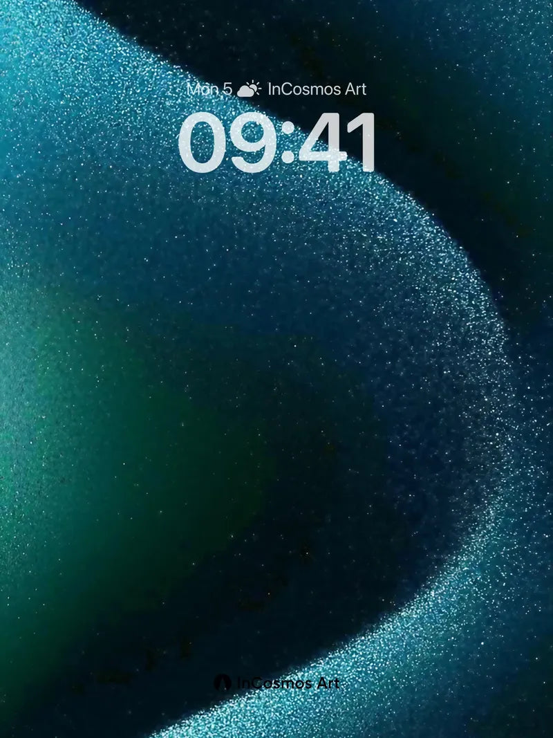 Deep Current Wallpaper with Starlight Veins