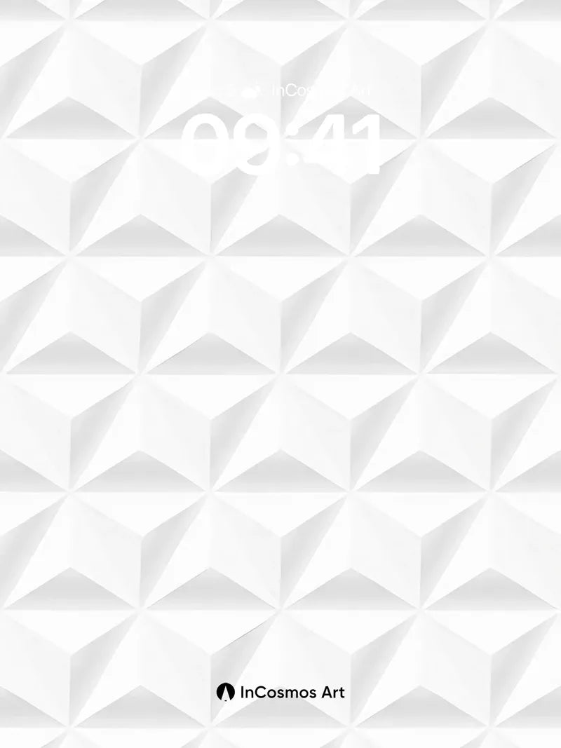 Sculpted Light Wallpaper with Geometric Depth