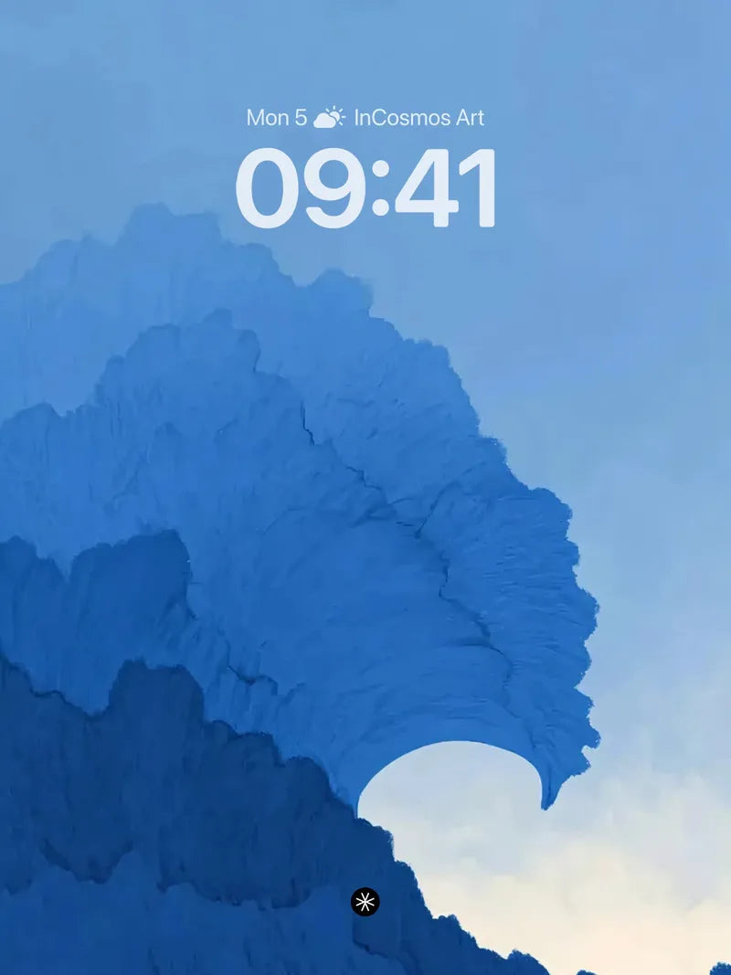 Blue Glacier Arch Wallpaper 4K for iPhone Lock Screen wallpaper for iPhone, iPad & Mac
