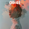 Surreal Bloom Wallpaper with Floating Trees wallpaper for iPhone, iPad & Mac