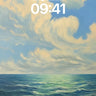 Serene Horizon Wallpaper with Cloud-Brushed Sky wallpaper for iPhone, iPad & Mac