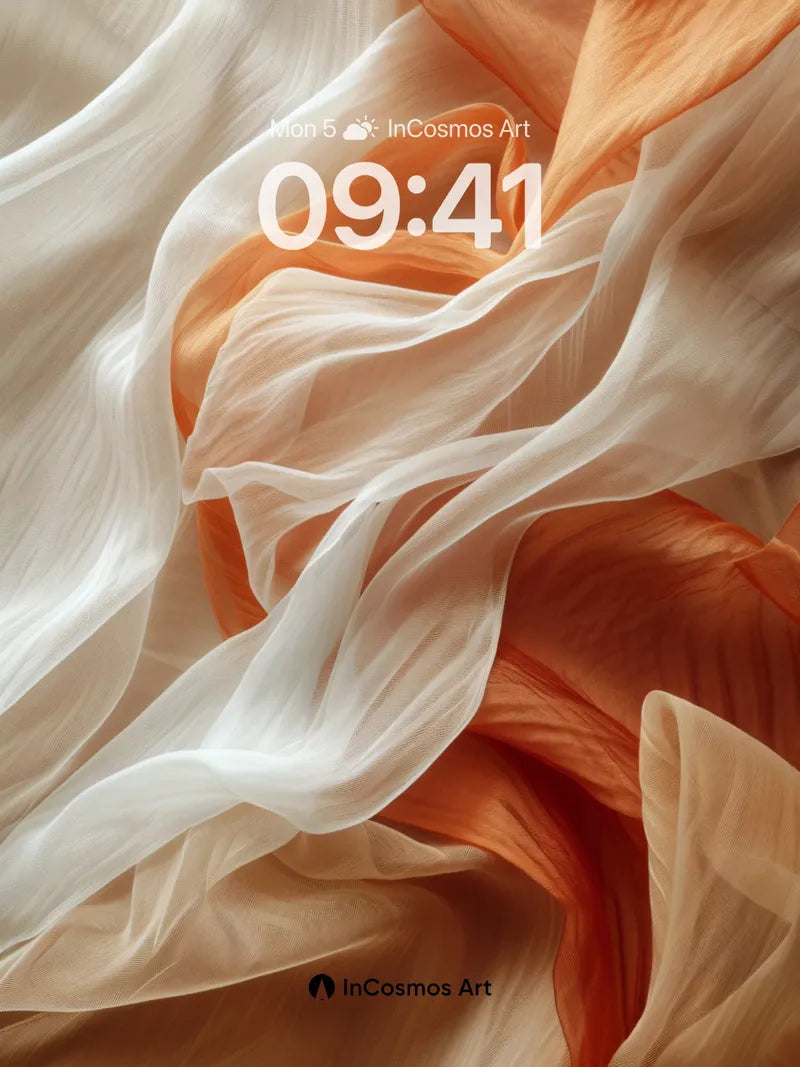 Silken Drift Wallpaper with Sunlit Veils