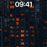 Crimson Grid Wallpaper with Neon Pulse wallpaper for iPhone, iPad & Mac