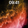 Cosmic Ember Wallpaper with Celestial Veils wallpaper for iPhone, iPad & Mac
