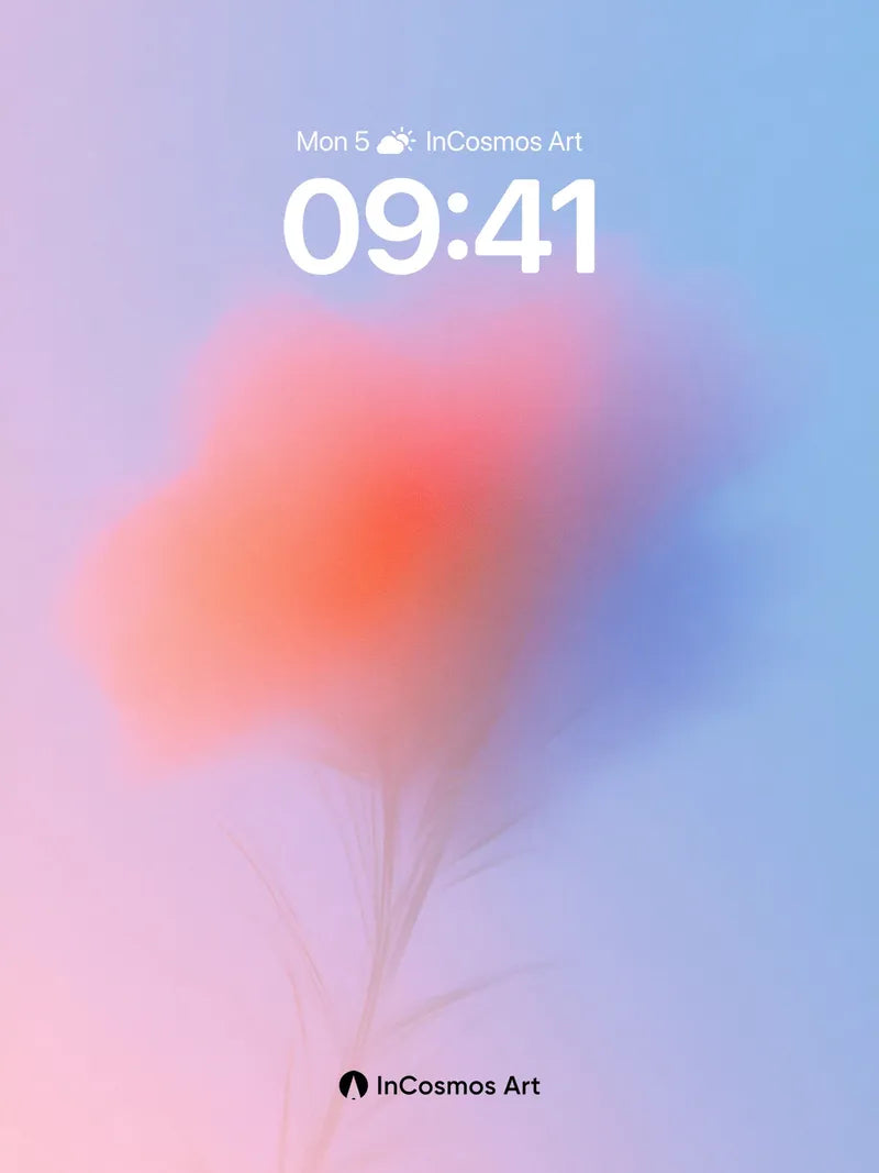 Soft Hush Floral Wallpaper with Ethereal Blur