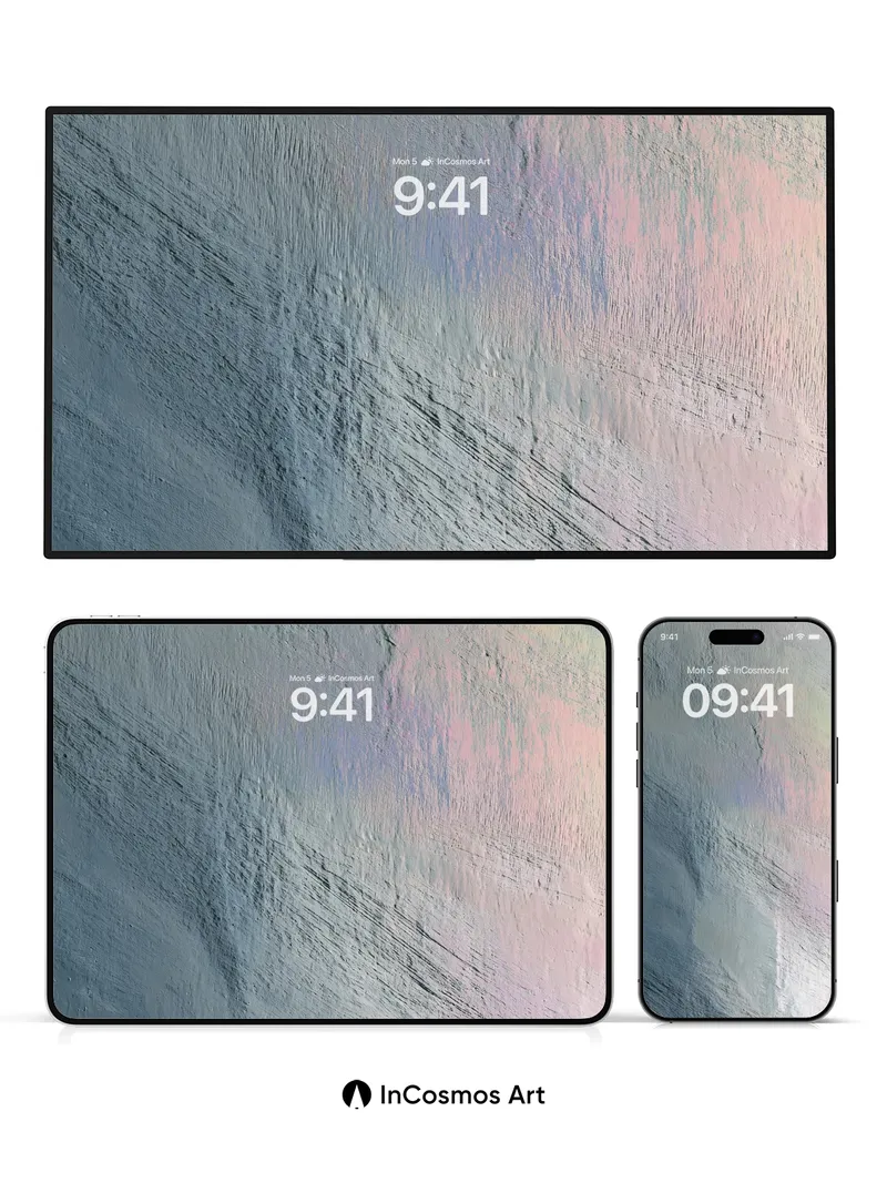 Iridescent Drift Wallpaper with Whispering Light