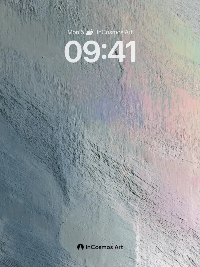 Iridescent Drift Wallpaper with Whispering Light