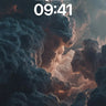 Crimson Veil Wallpaper with Lunar Whisper wallpaper for iPhone, iPad & Mac