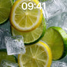 Crystalline Citrus Wallpaper with Sparkling Ice wallpaper for iPhone, iPad & Mac