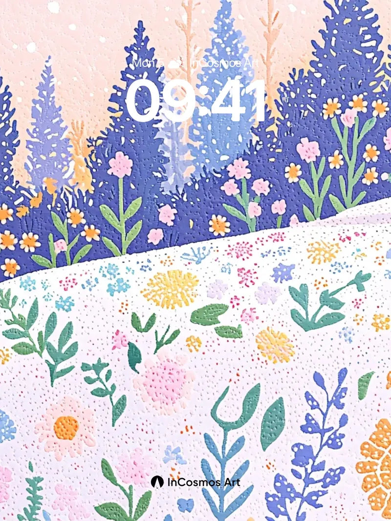 Whispering Meadow Wallpaper with Dappled Light