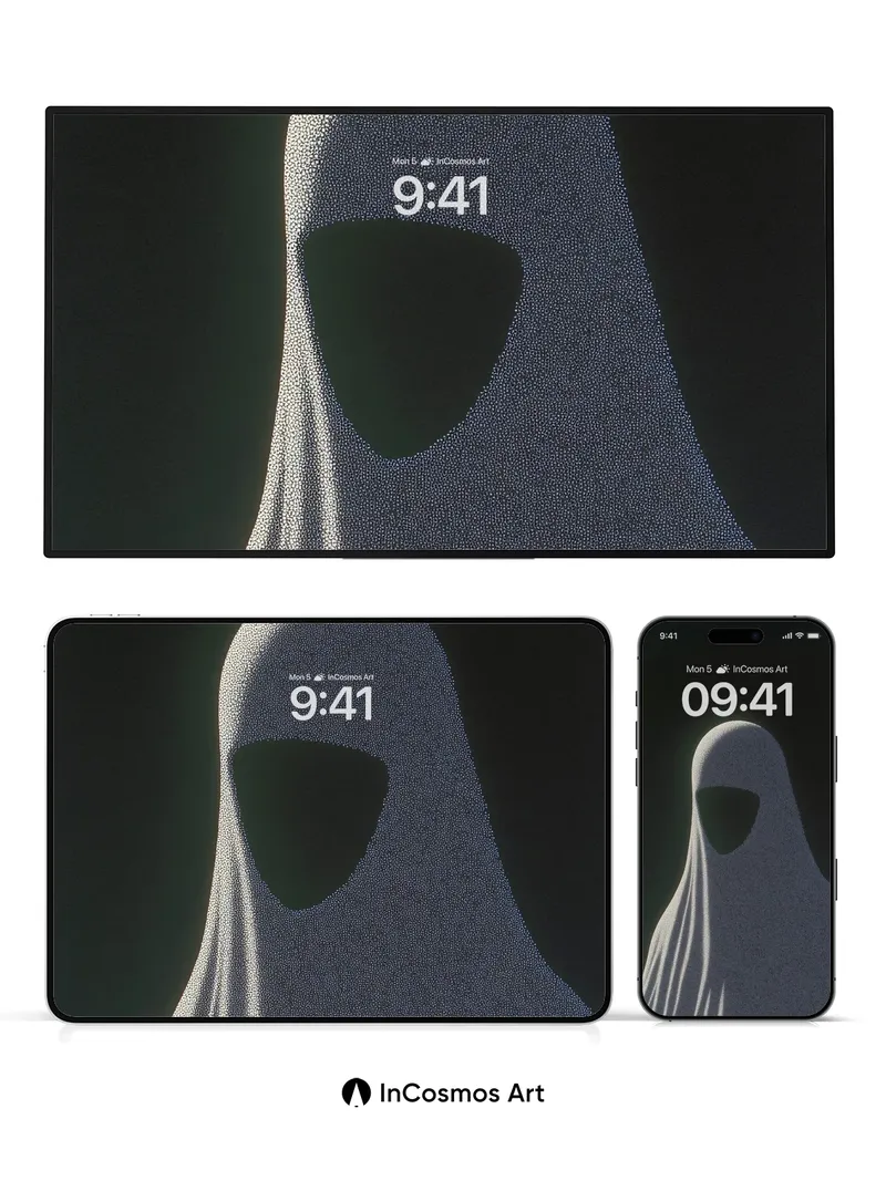 Shadow Veil Wallpaper with Whispering Light