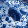 Floating Stone Dreams Wallpaper in Deep Blue Hues wallpaper for iPhone, iPad & Mac