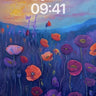 Midnight Bloom Wallpaper with Celestial Petals wallpaper for iPhone, iPad & Mac