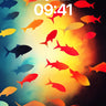Luminous Swarm Wallpaper with Solar Pulse wallpaper for iPhone, iPad & Mac
