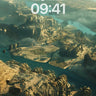 Desert Mirage Wallpaper with Ancient Pyramid wallpaper for iPhone, iPad & Mac