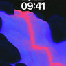 Neon Cascade Wallpaper with Cosmic Veins wallpaper for iPhone, iPad & Mac