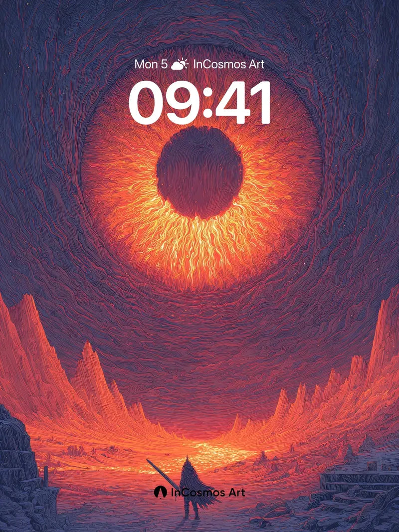 Ethereal Eye Wallpaper with Cosmic Gaze wallpaper for iPhone, iPad & Mac