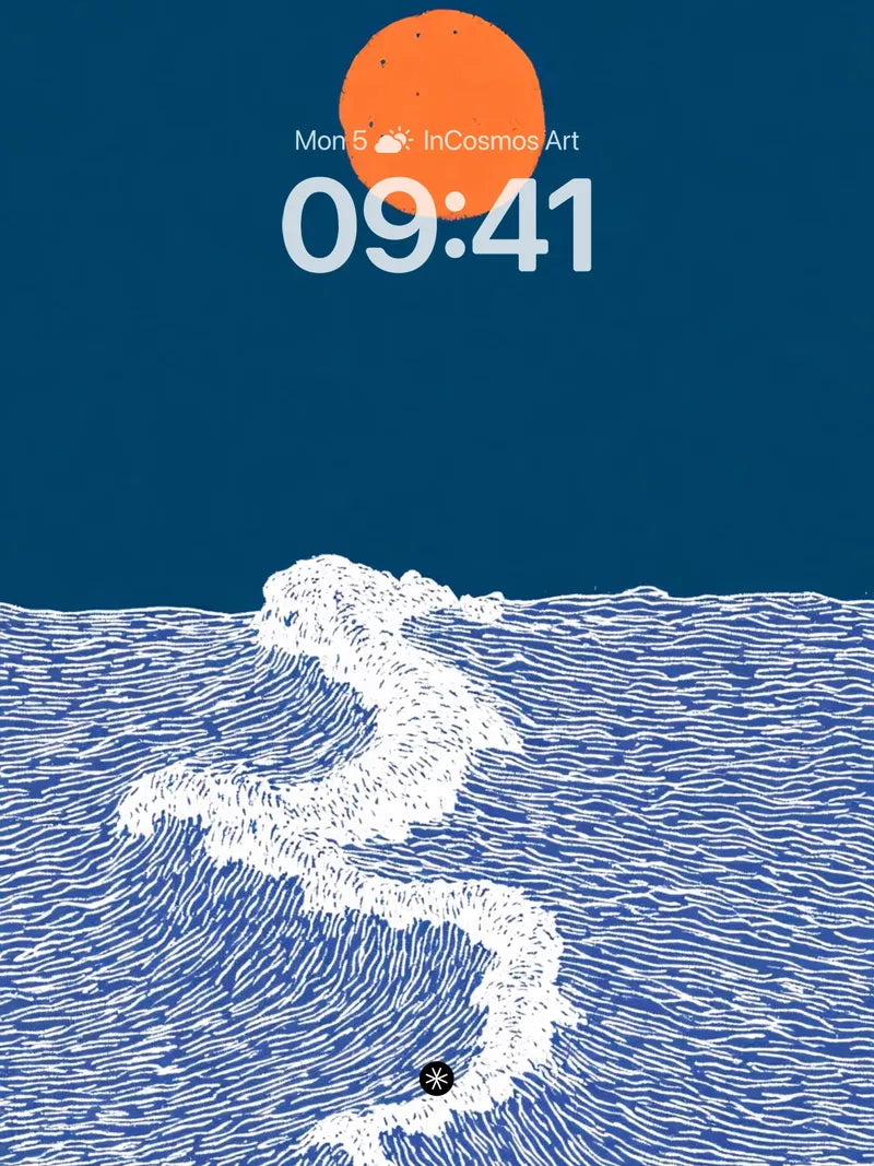 Celestial Ocean Serenity Wallpaper wallpaper for iPhone, iPad & Mac