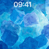 Cool Blue Ice Crystal Wallpaper wallpaper for iPhone, iPad & Mac