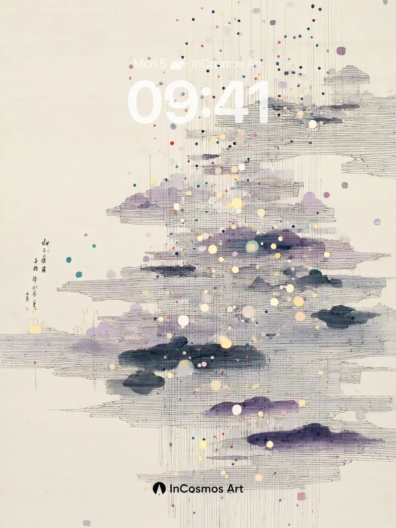 Ethereal Mist Wallpaper with Drifting Particles
