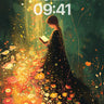 Golden Light Garden Wallpaper with Whispering Flowers wallpaper for iPhone, iPad & Mac
