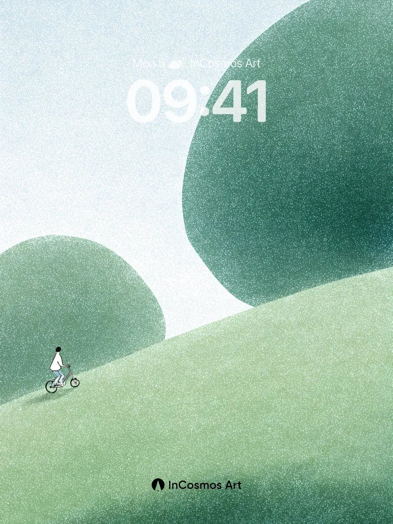 Serenity Ride Wallpaper with Floating Hills wallpaper for iPhone, iPad & Mac