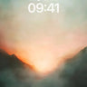 Serenity Ridge Wallpaper with Distant Firelight wallpaper for iPhone, iPad & Mac