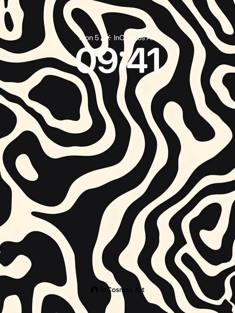 Echoing Vein Wallpaper with Surreal Contours wallpaper for iPhone, iPad & Mac
