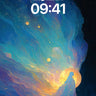 Celestial Veil Wallpaper with Golden Horizon wallpaper for iPhone, iPad & Mac