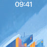 Sapphire Silence Wallpaper with Alpine Hues wallpaper for iPhone, iPad & Mac