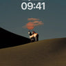 Serenity Ridge Wallpaper with Horses in Dusk Light wallpaper for iPhone, iPad & Mac