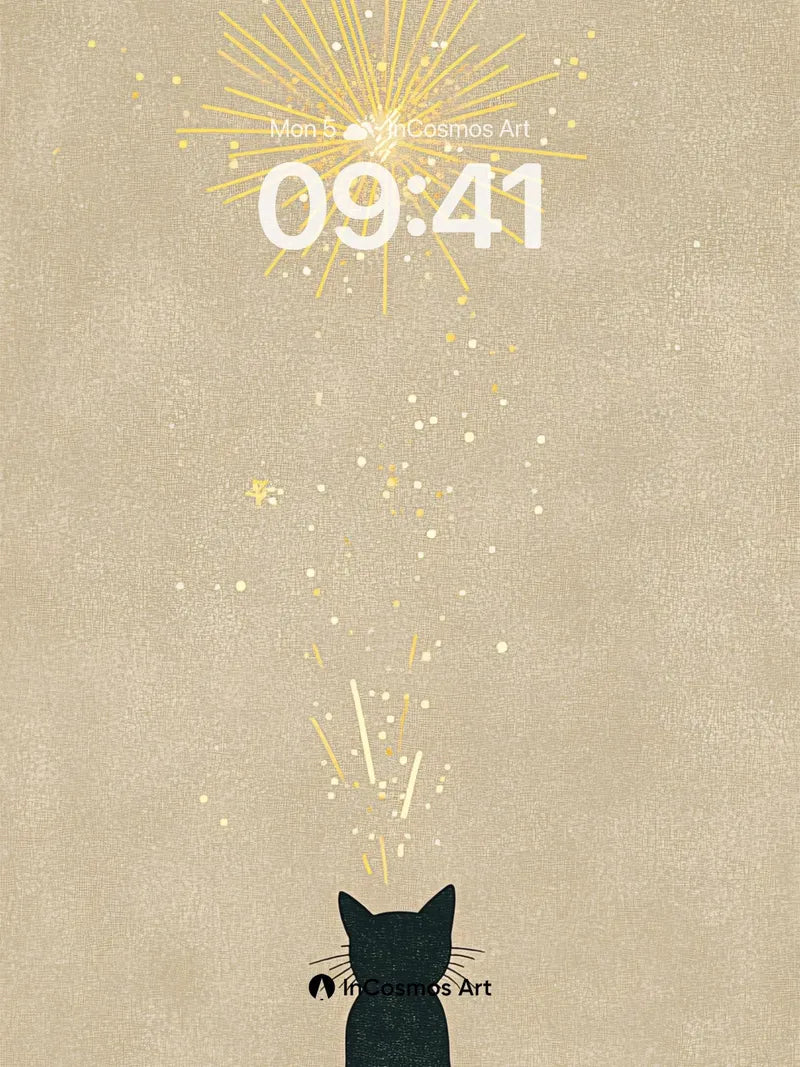 Whispering Spark Wallpaper with Midnight Observer