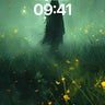 Whispering Mist Wallpaper with Floating Light wallpaper for iPhone, iPad & Mac