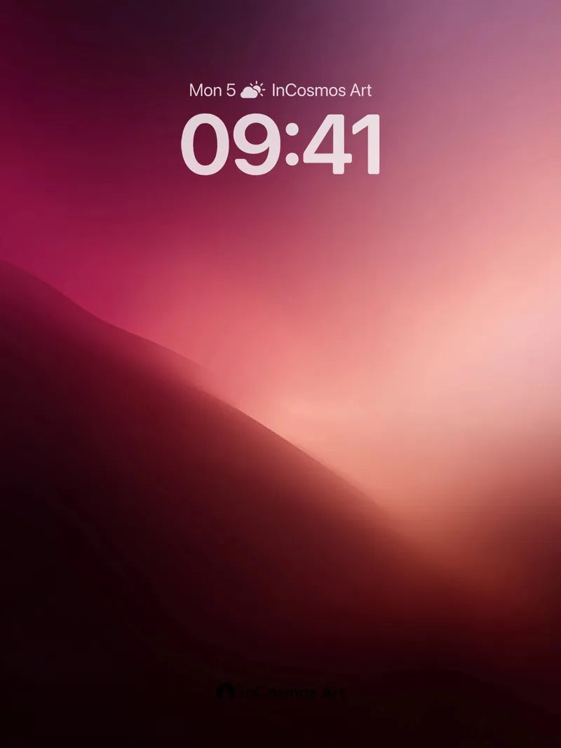 Mystic Dusk Wallpaper with Shadowed Peaks