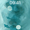 Serene Aquatic Wallpaper with Floating Light Orbs wallpaper for iPhone, iPad & Mac