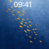 Golden School of Fish Wallpaper wallpaper for iPhone, iPad & Mac