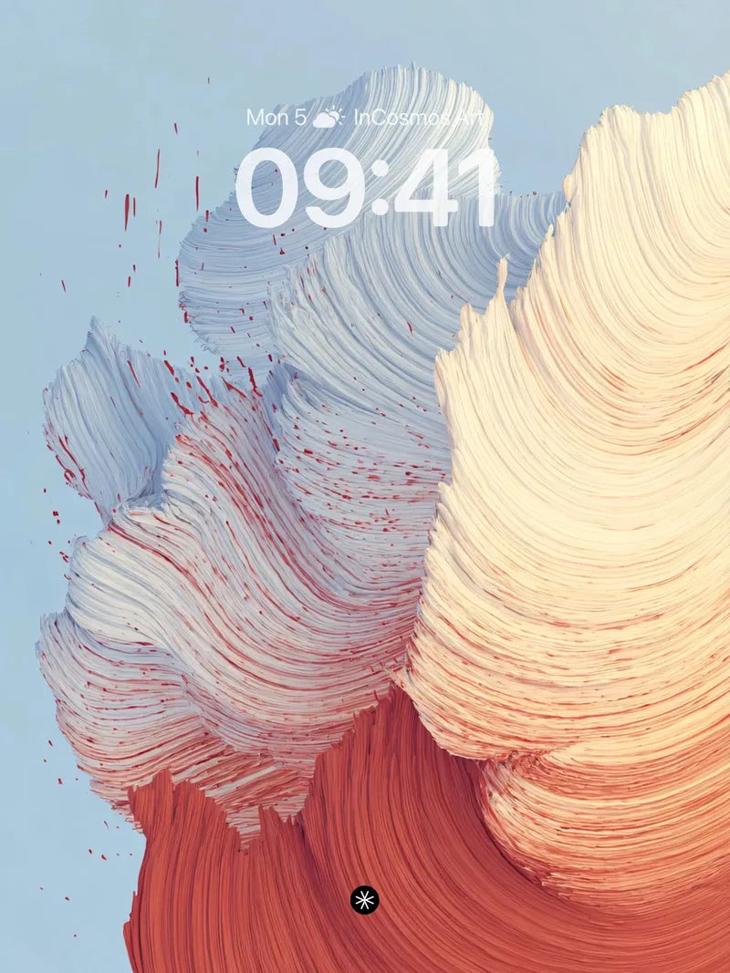 Fluid Motion Gradient Flow Wallpaper wallpaper for iPhone, iPad & Mac