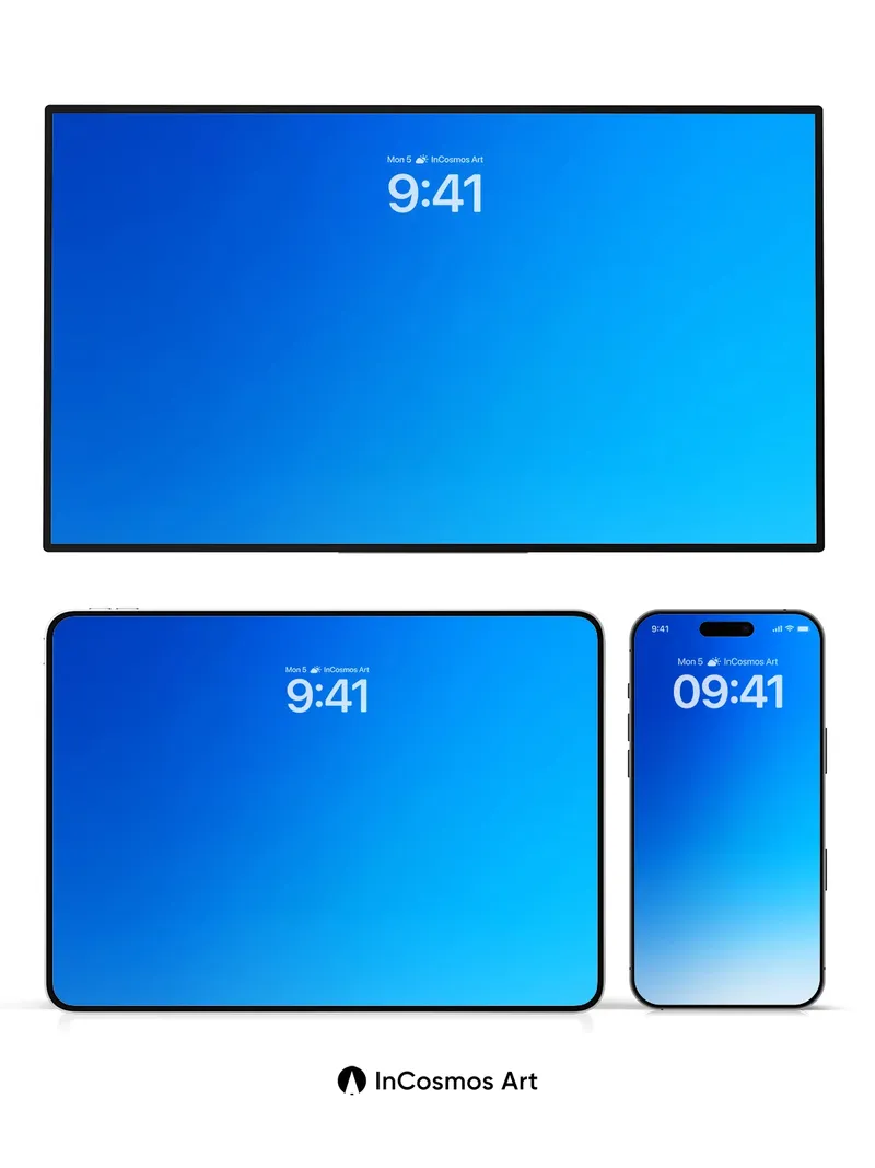 Calm Gradient Wallpaper with Skyward Light