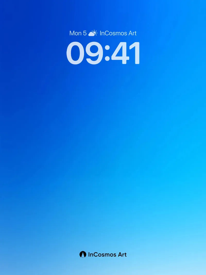 Calm Gradient Wallpaper with Skyward Light