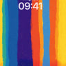 Rainbow Brushstroke Abstract Wallpaper