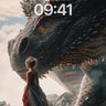 Whispering Scale Wallpaper with Dragon's Gaze wallpaper for iPhone, iPad & Mac