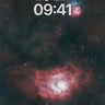 Cosmic Embrace Wallpaper with Nebula Heart wallpaper for iPhone, iPad & Mac