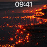 Ember Trail Wallpaper with Coastal Firelight wallpaper for iPhone, iPad & Mac