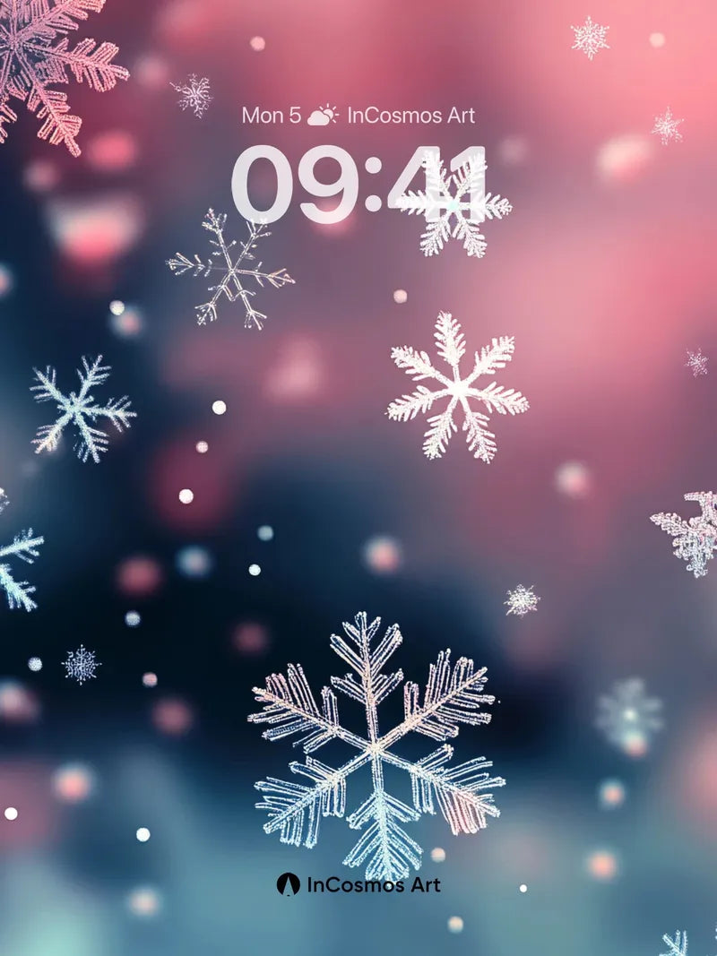 Frostweave Mirage Wallpaper with Celestial Drift