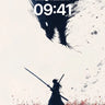 Silent Duel Wallpaper with Ink Dragon wallpaper for iPhone, iPad & Mac