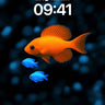 Luminous Abyss Wallpaper with Floating Orbs wallpaper for iPhone, iPad & Mac