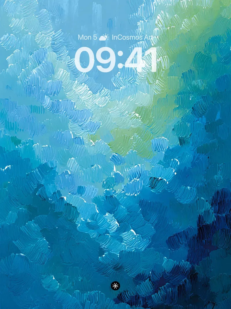 Ethereal Underwater Gradient Wallpaper Background wallpaper for iPhone, iPad & Mac
